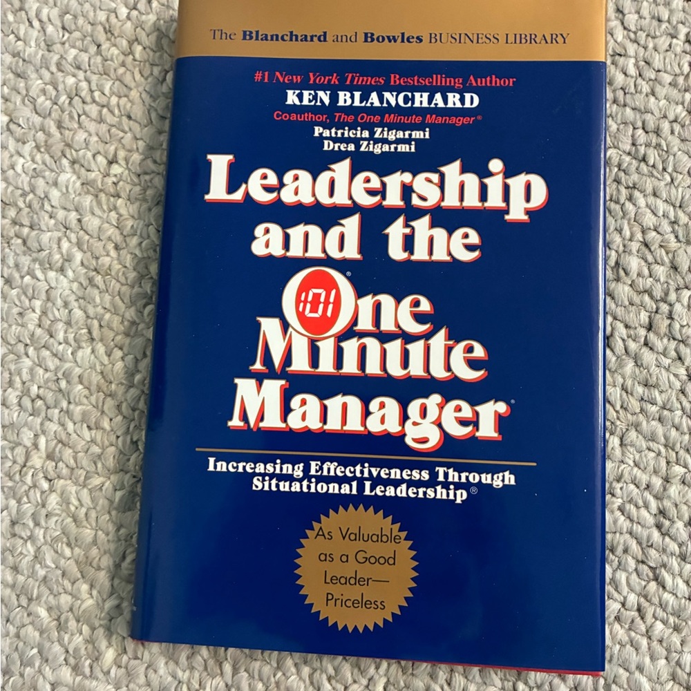 Leadership and the One Minute Manager Book NEW